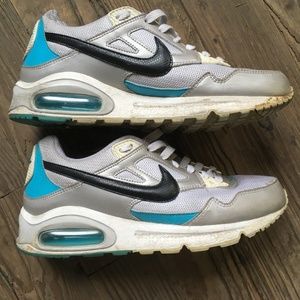 Nike Air Max Sneakers Aqua White Size 8 Womens